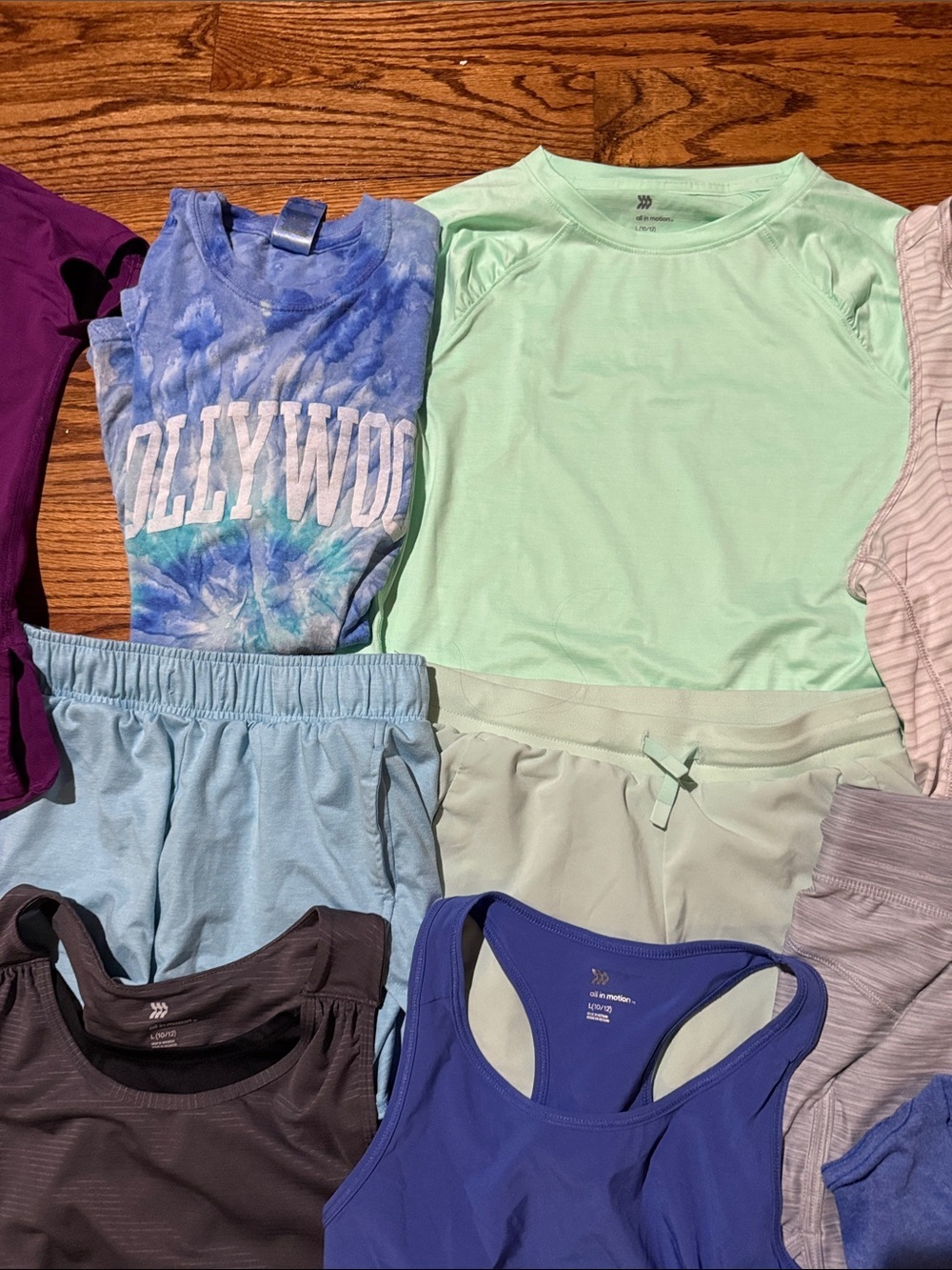 Girls bundle of 10 tops and 10 shorts size 10-12 various brands some NWT - Picture 7 of 7